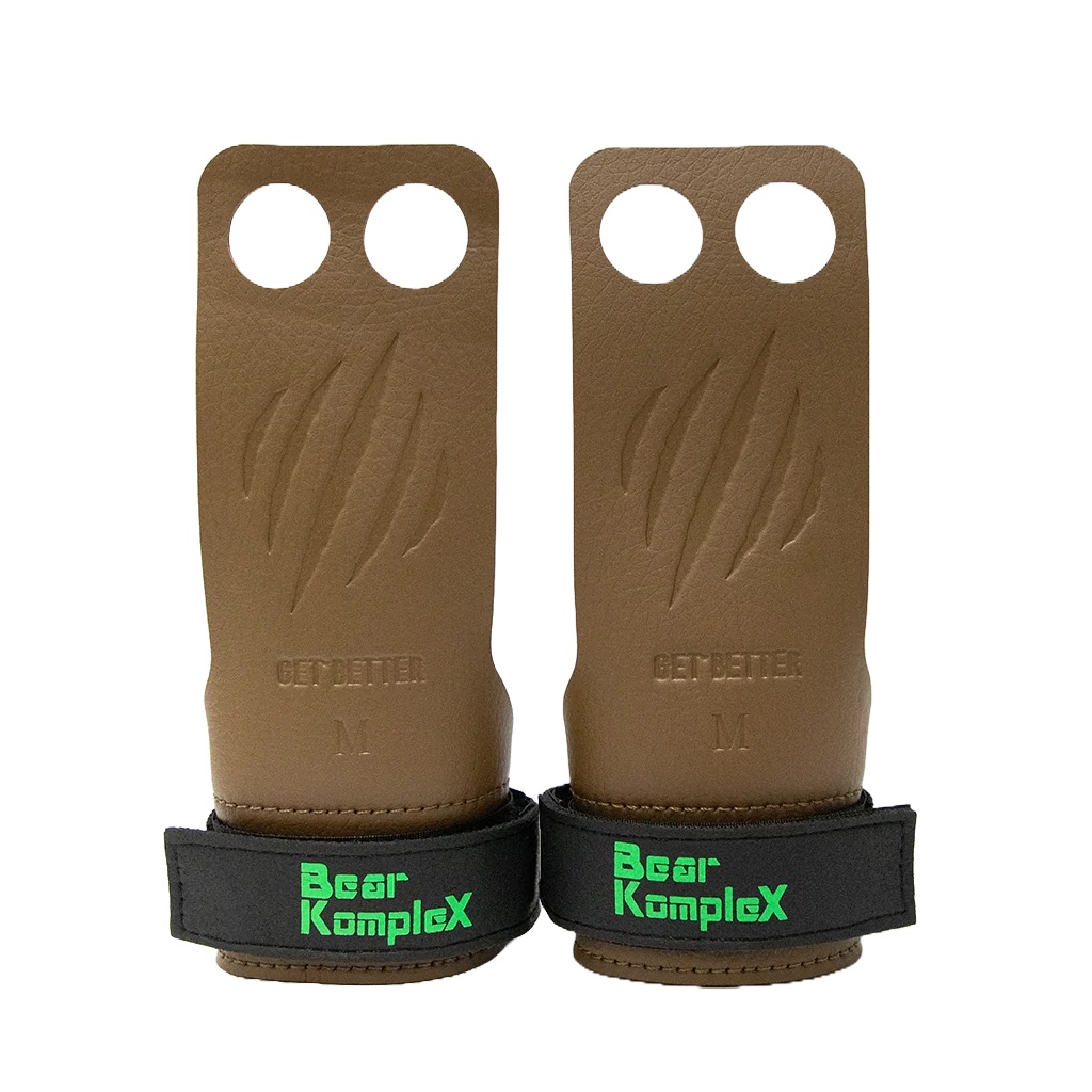 Bear KompleX 2 Hole Hand Grips Tan