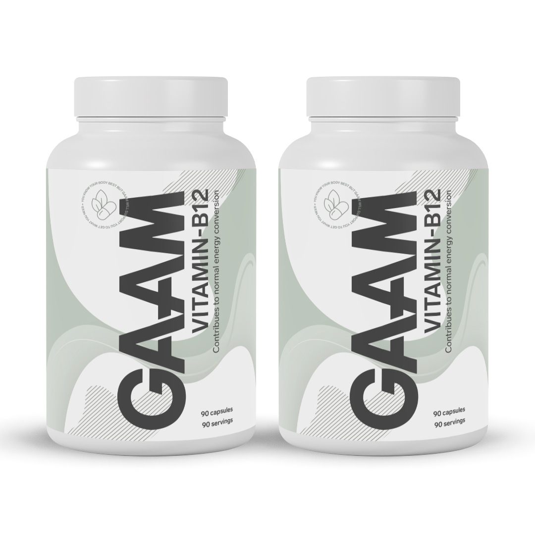 2 x GAAM Vitamin B12 90 caps