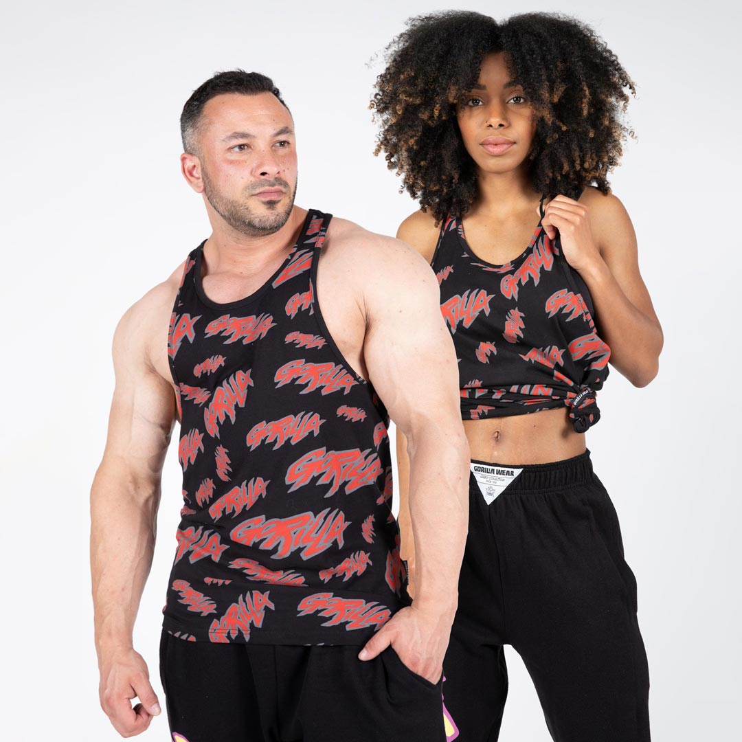 Gorilla Wear Legacy Tank Top Black/Red