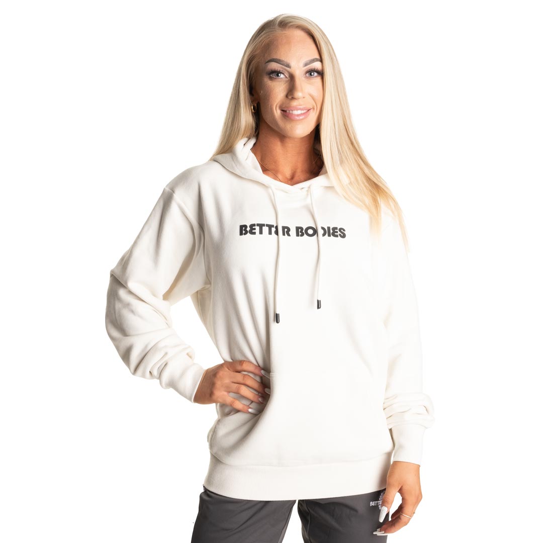 Better Bodies Logo Hoodie V2 Off White