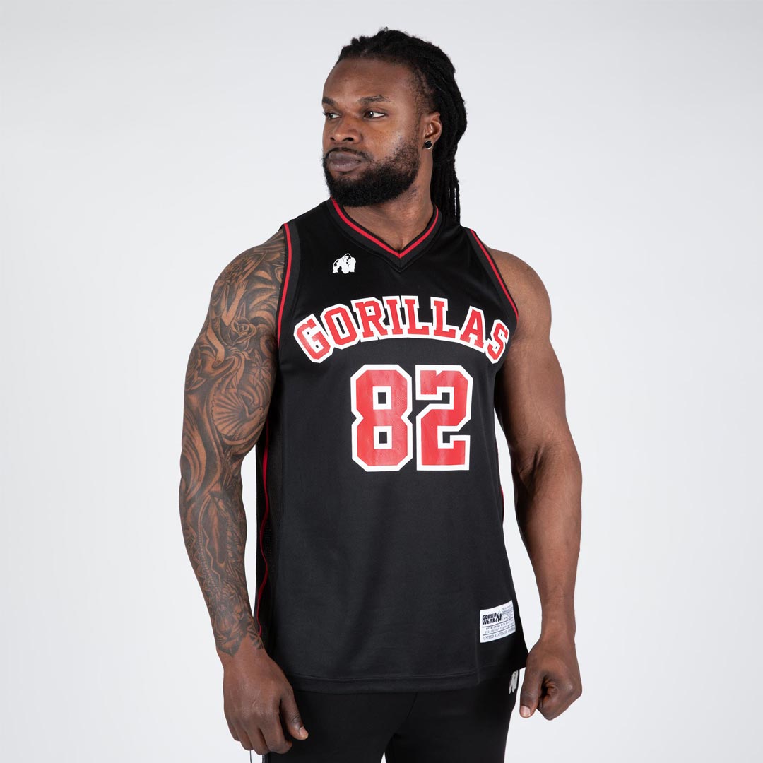 Gorilla Wear San Mateo Jersey Tank Top black/red