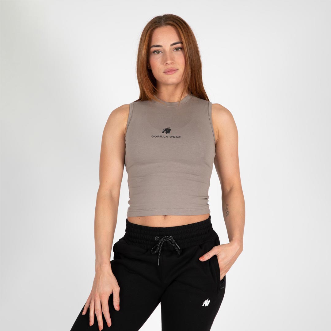 Gorilla Wear Livonia Crop Top beige