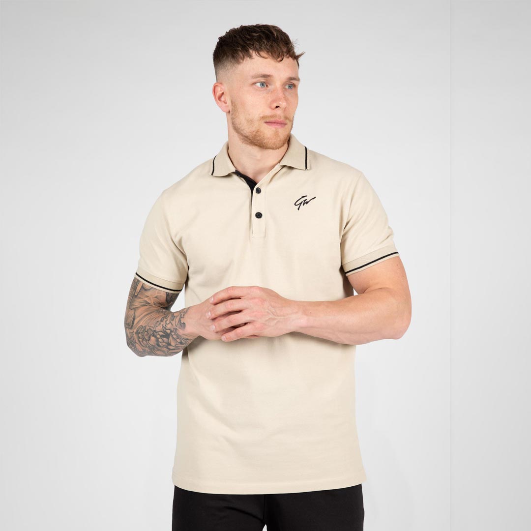 Gorilla Wear Delano Polo beige/black