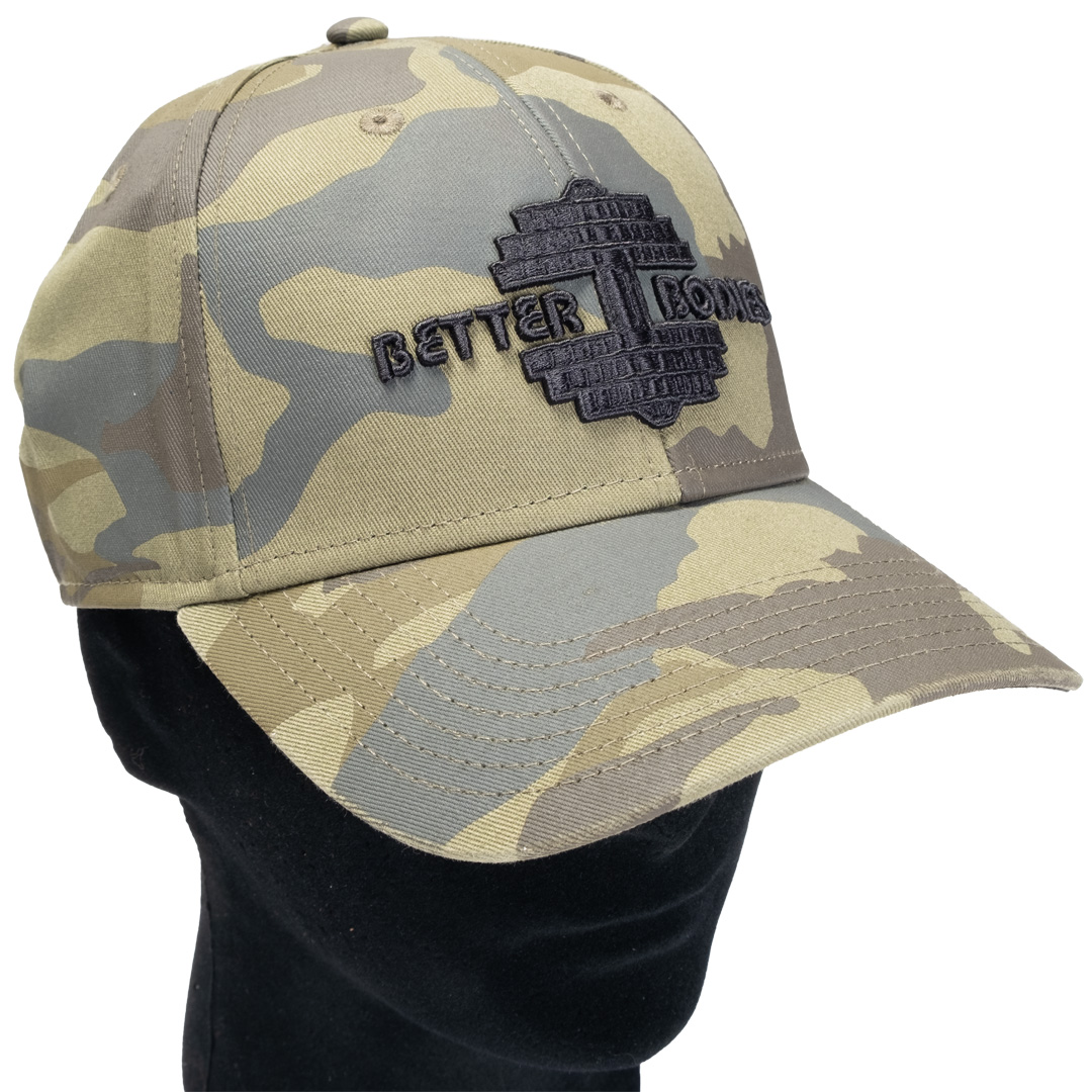 Better Bodies BB Baseball Cap Green Camo V2