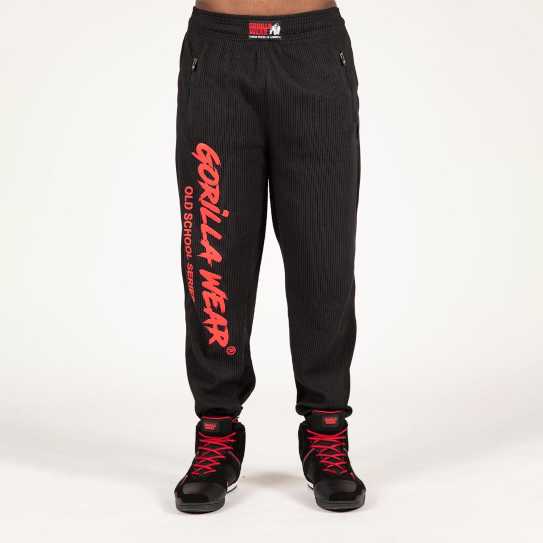 Gorilla Wear Augustine Old School Pants Black/Red