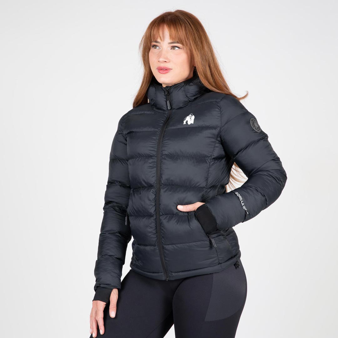 Gorilla Wear Rachel Puffer Jacket Black