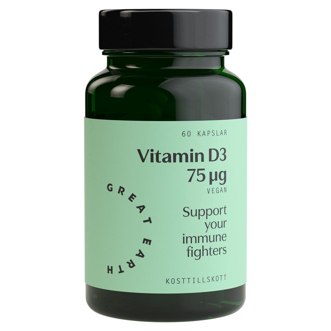 Great Earth Vitamin D3 75 μg 60 caps