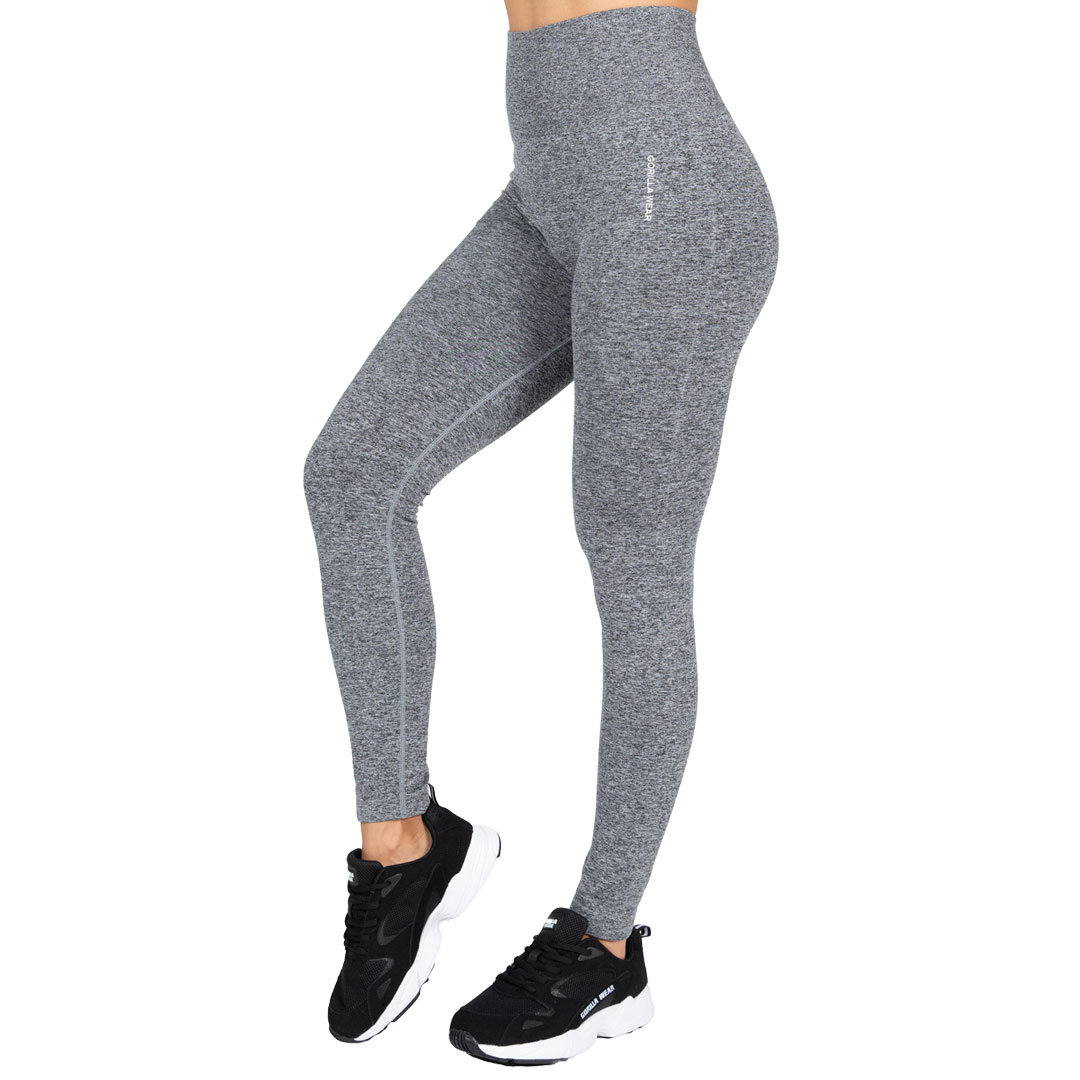 Gorilla Wear Quincy Seamless Leggings Grey Melange