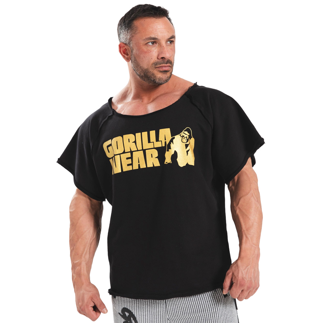 Gorilla Wear Classic Workout Top Black/Gold
