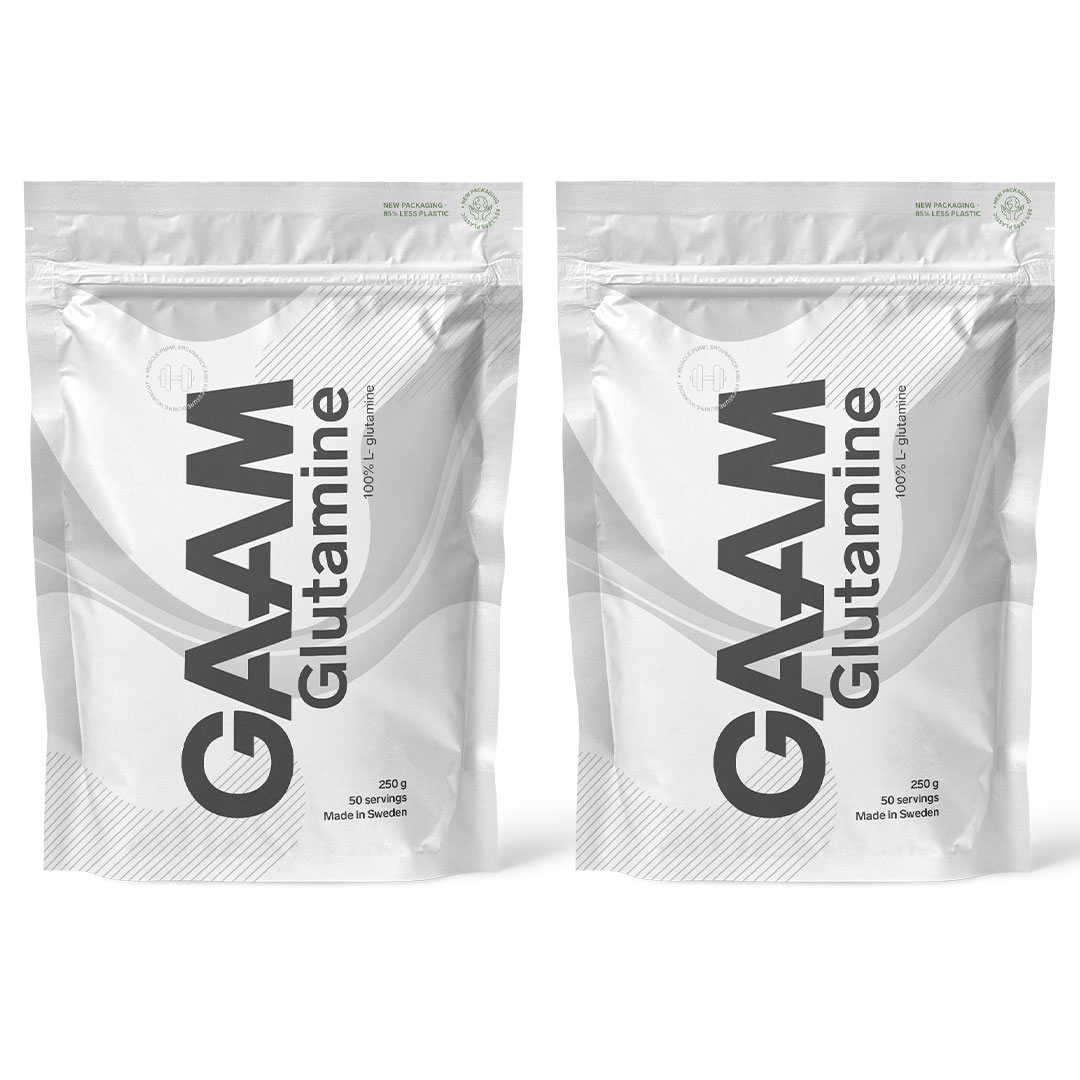 2 x GAAM Glutamine 250 g