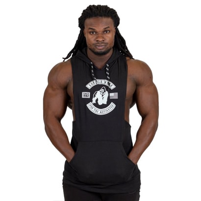 Gorilla Wear Lawrence Hooded Tank Top Black