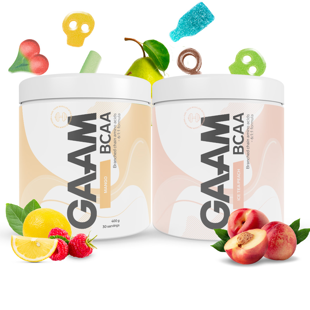 2 x GAAM BCAA 400 g