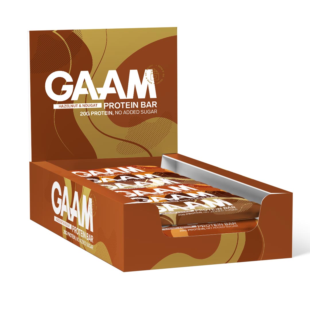 12 x GAAM Protein bar / Soft bar 55 g Miksboks