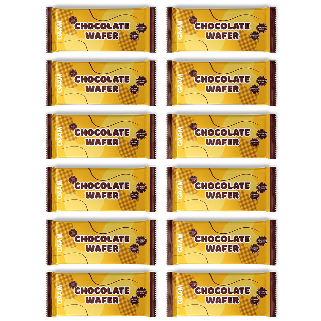 12 x GAAM Chocolate Wafer 50 g
