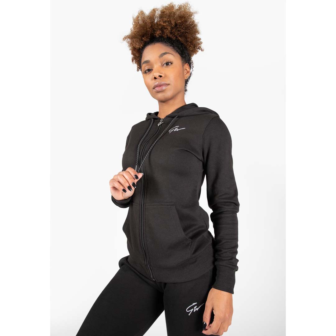 Gorilla Wear Pixley Zipped Hoodie Black