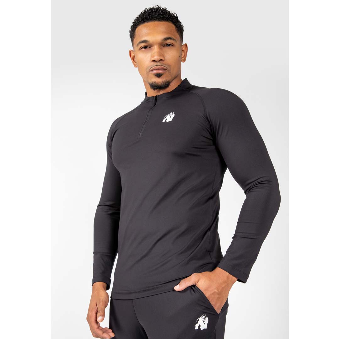 Gorilla Wear Hamilton Hybrid Long Sleeve Black