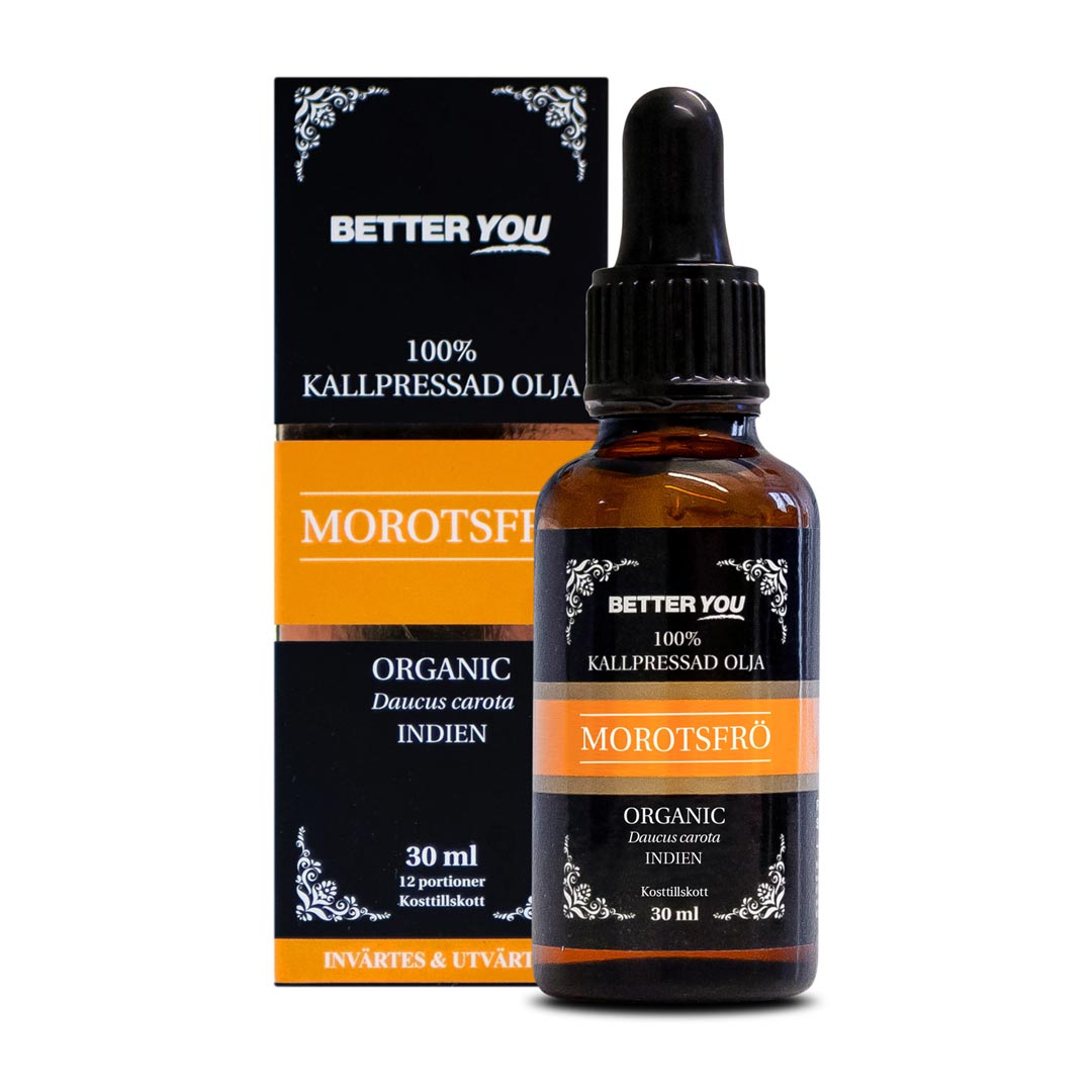 Better You Morotsfröolja EKO Kallpressad 30 ml