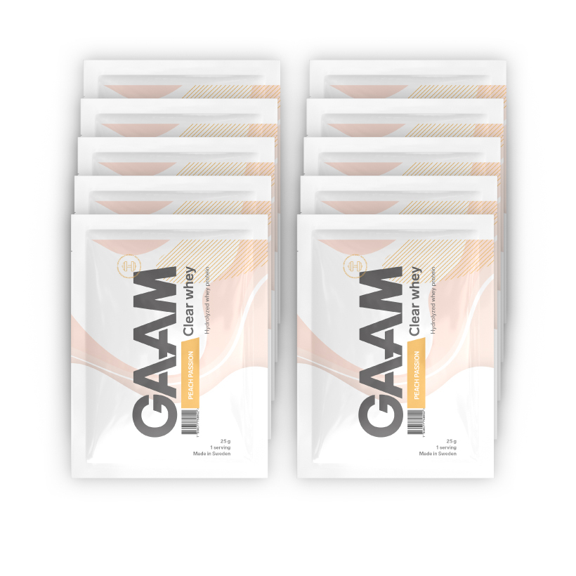 10 x GAAM Clear Whey 25 g