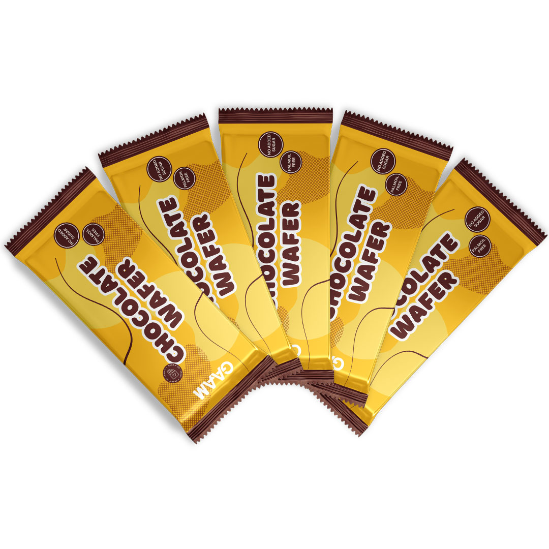 5 x GAAM Chocolate Wafer 50 g
