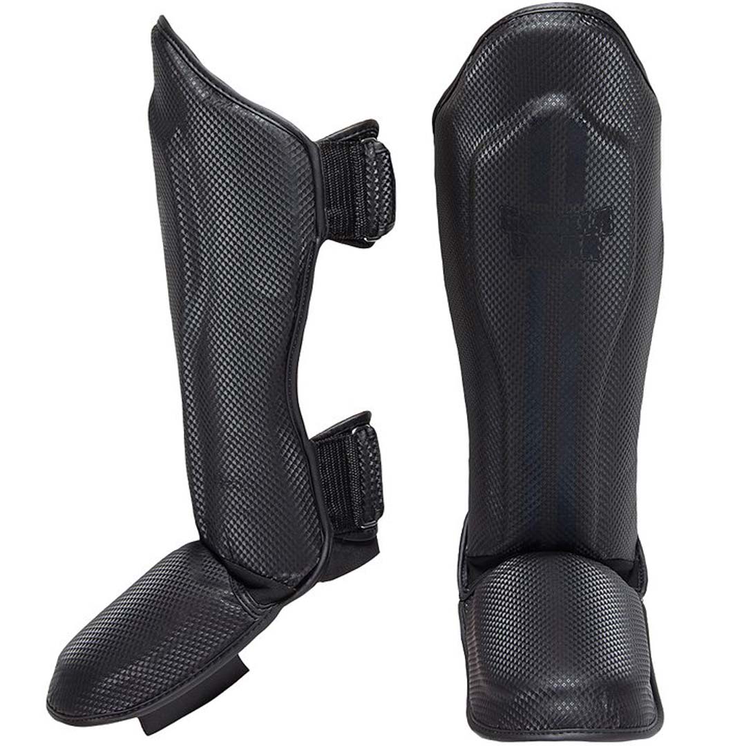 Gorilla Wear Montello Shin Guards Black