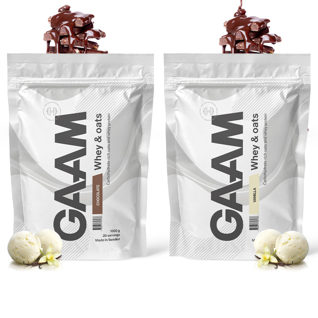 2 x GAAM Whey & Oats 1 kg