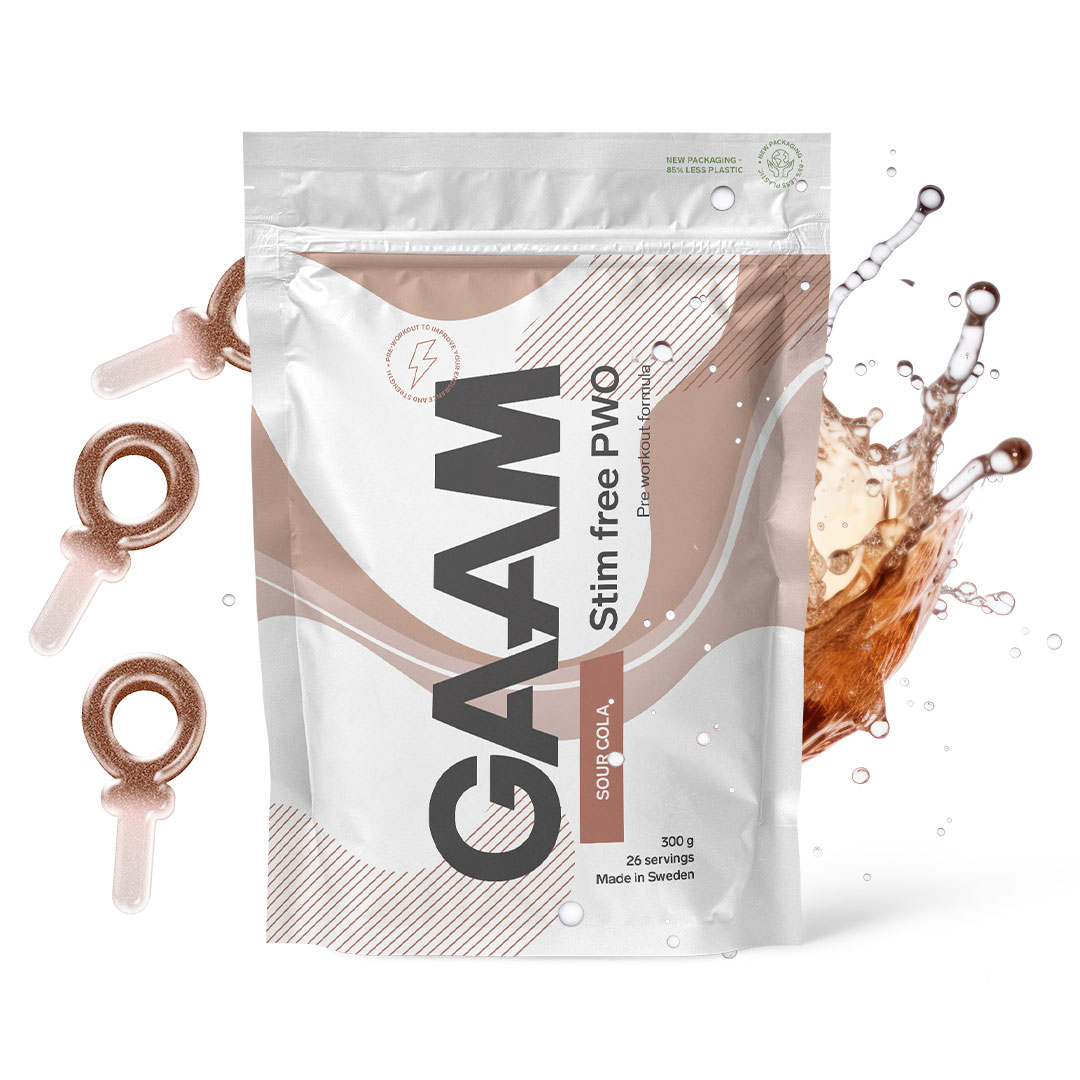 Gaam Stim Free Pwo 300 G Sour Cola