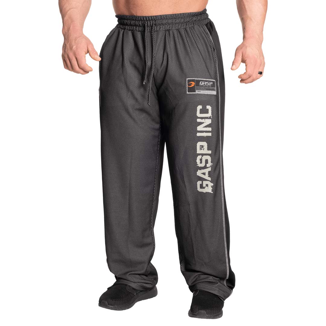 GASP No 1 Mesh Pant Black