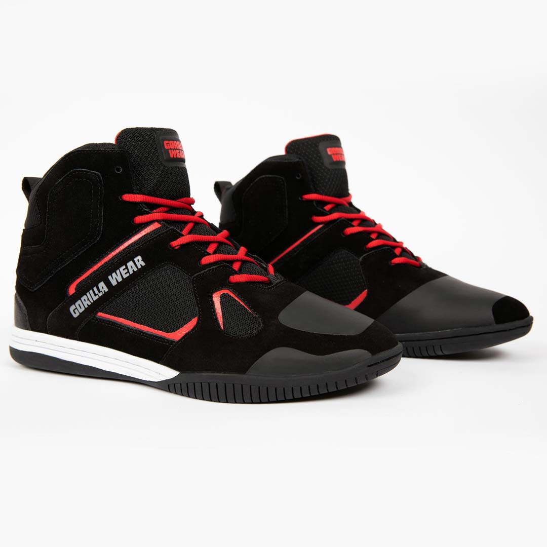 Gorilla Wear Troy High Tops Black & Red