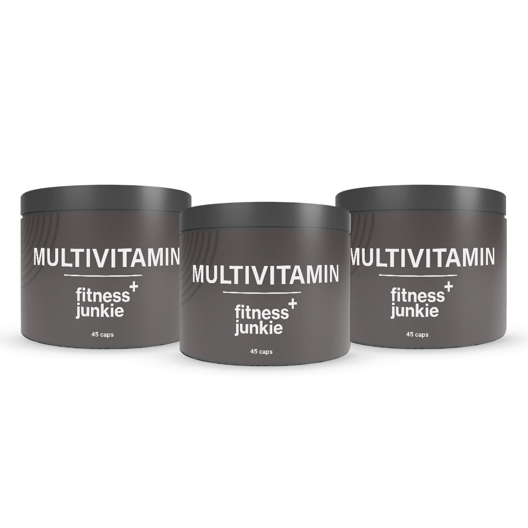 3 x fitnessjunkie Multivitamin 45 caps