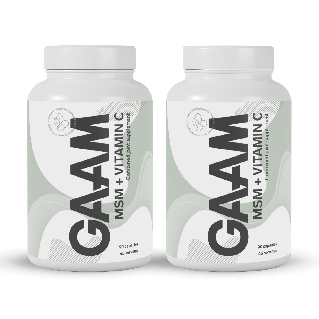 2 x GAAM MSM + Vitamin C 90 caps