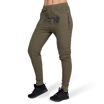 Gorilla Wear Celina Drop Crotch Joggers Army Green