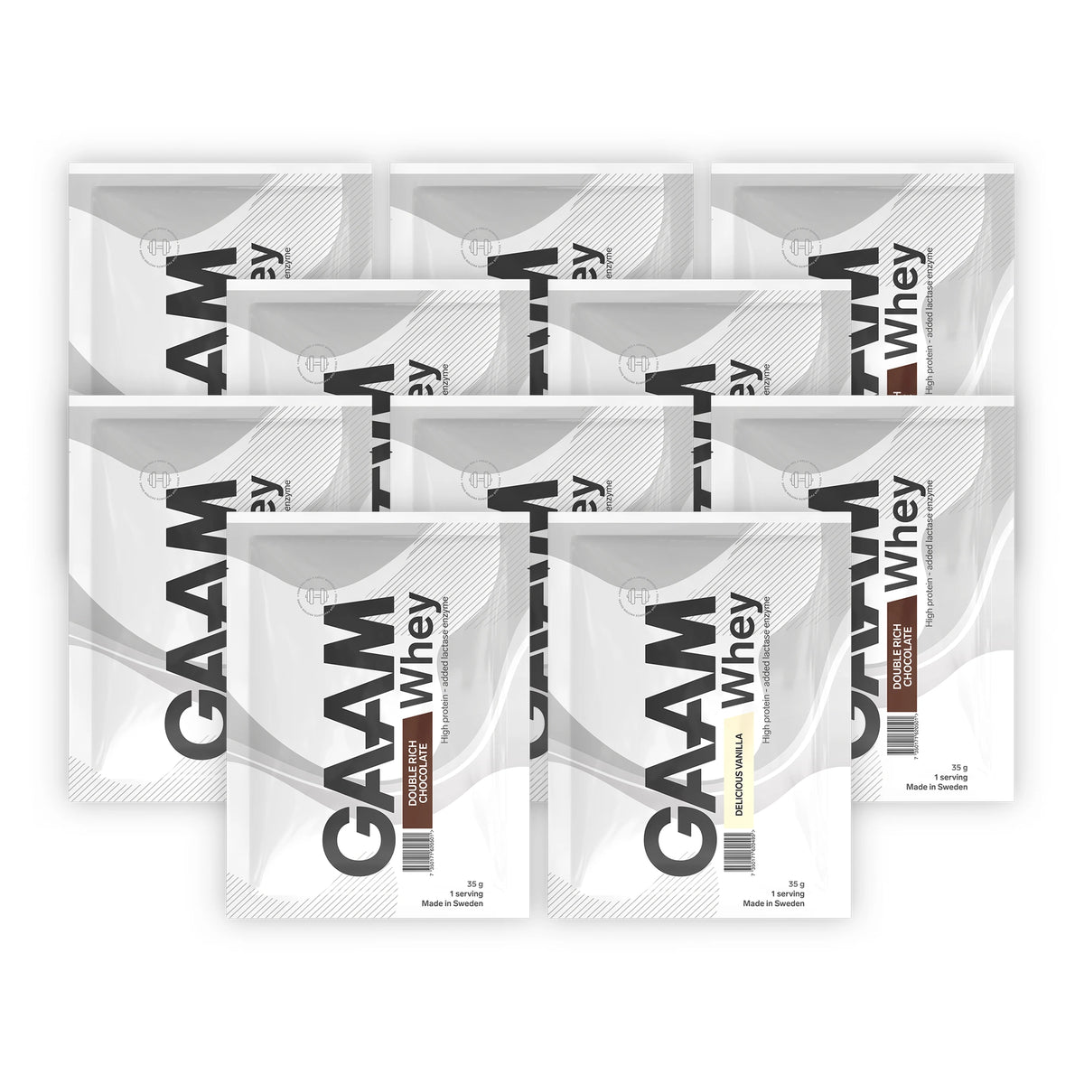 GAAM Whey Travel Pack 10 x 35 g