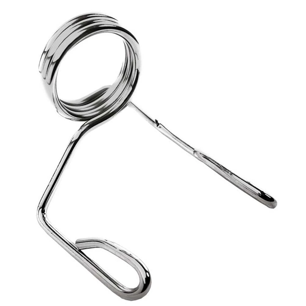 C.P. Sports Olympic Barbell Spring Collar, en vinklet fjærlås i forkrommet stål for 50 mm olympiske vektstenger.