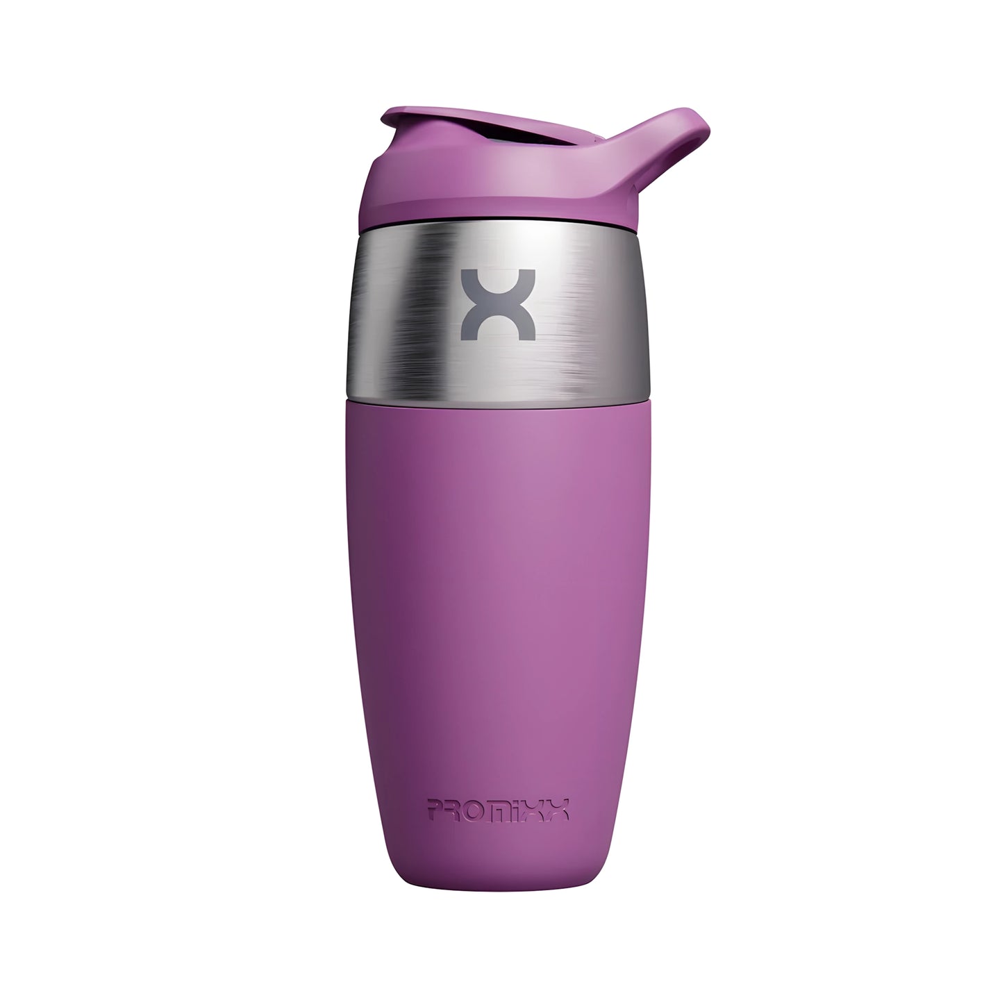 ProMixx Pursuit Single Wall Steel 950 ml shaker i rustfritt stål og lilla silikon for fargen Lilac., bilde 2 av 2