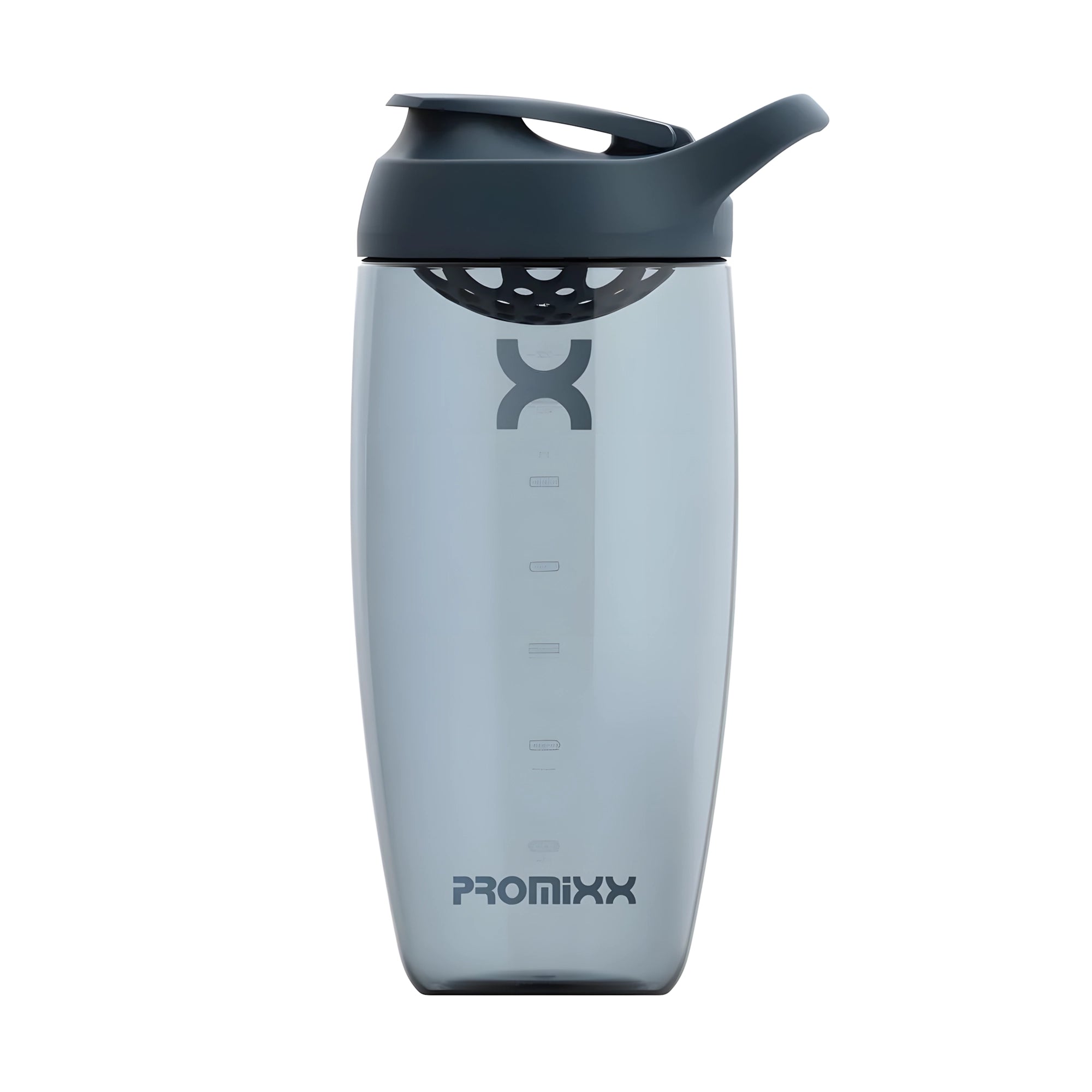 Grafittgrå ProMixx Pursuit Shaker Bottle 700 ml med transparent design, innebygd agitator og tettsluttende lokk., bilde 3 av 4
