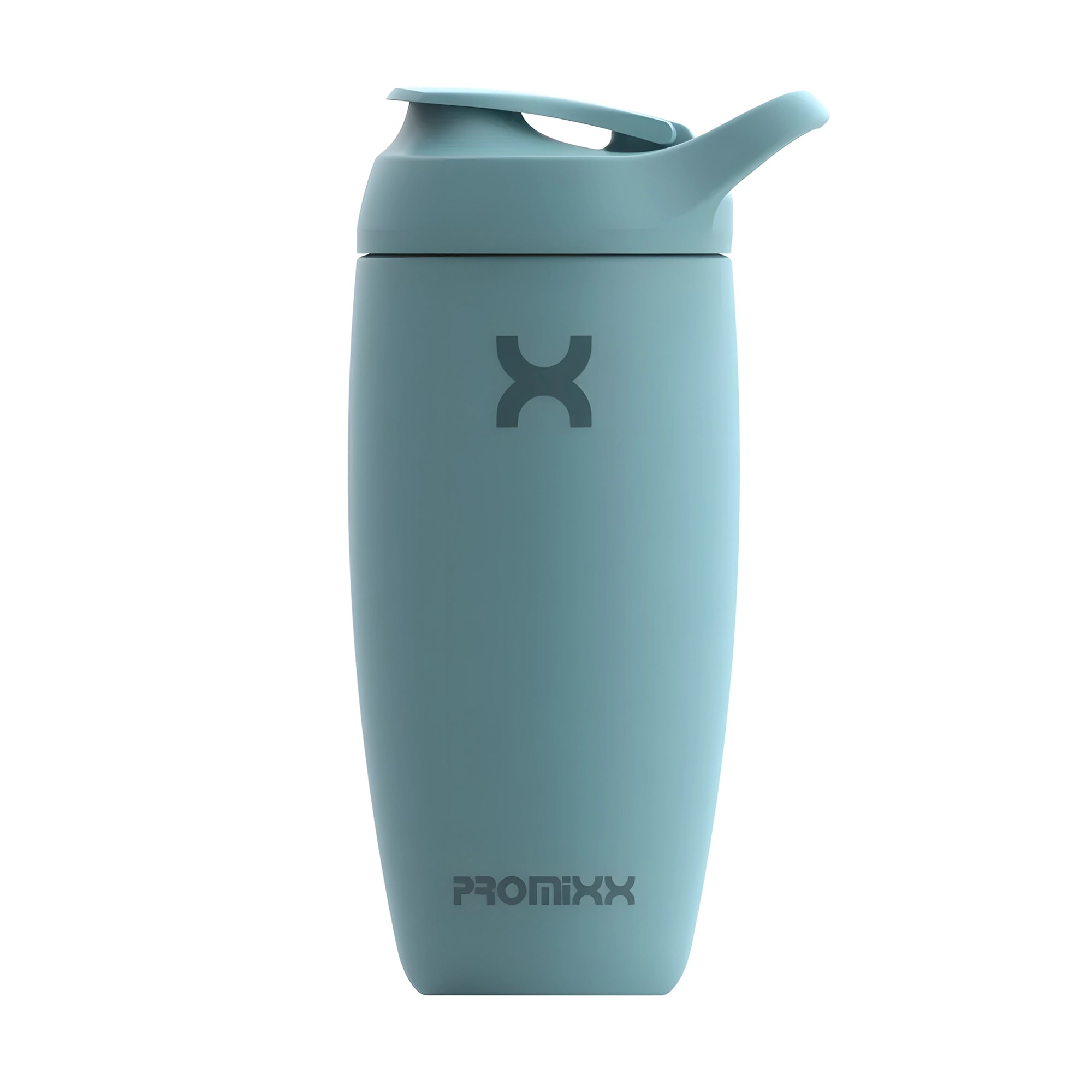ProMixx Pursuit Double Wall Steel 550 ml isolert shaker i blågrønn soft-touch-silikon med sportslokk., bilde 2 av 5