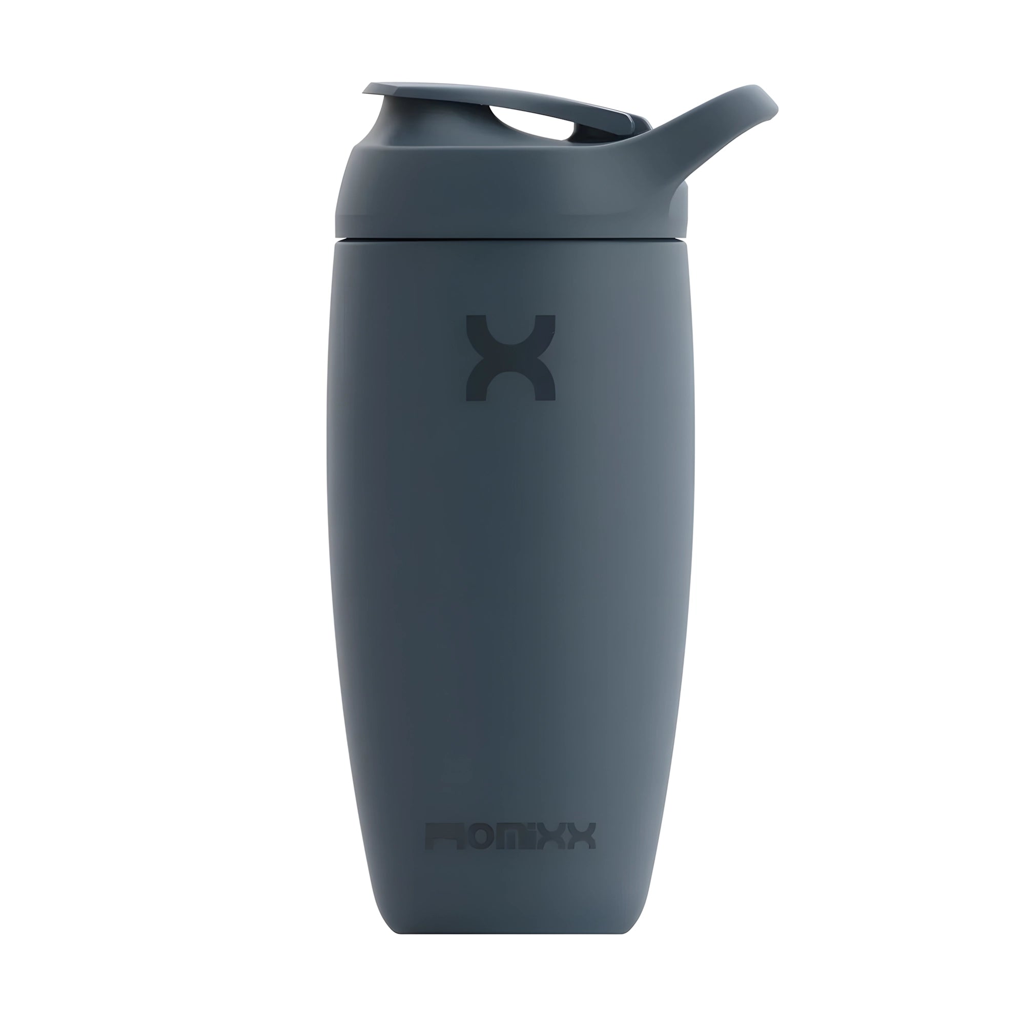 Mørkegrå ProMixx Pursuit Double Wall Steel 550 ml stålflaske med myk silikonoverflate og sportslokk., bilde 3 av 5