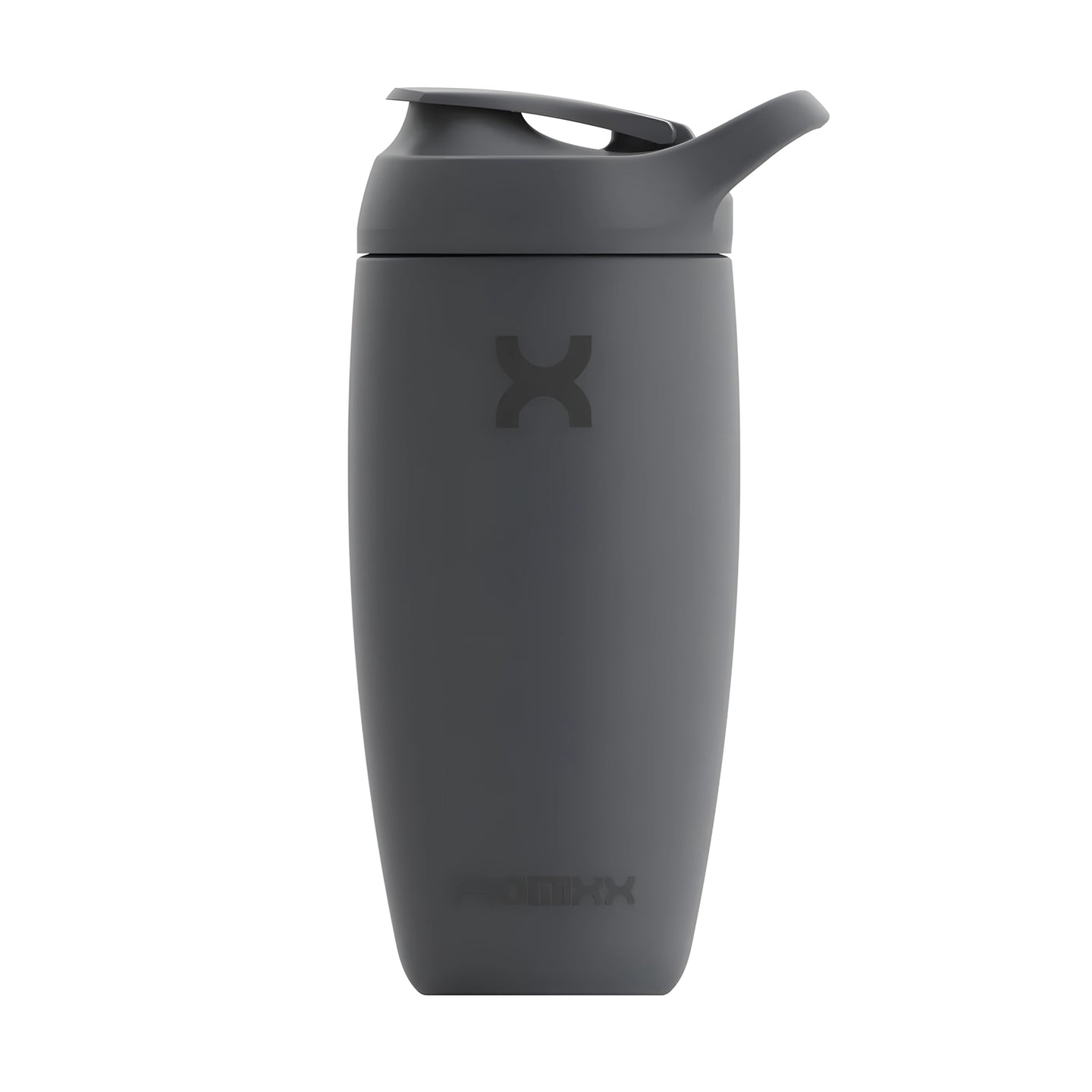 Grafittgrå ProMixx Pursuit Double Wall Steel 550 ml, en isolert shakerflaske i stål med silikongrep og sportslokk., bilde 4 av 5