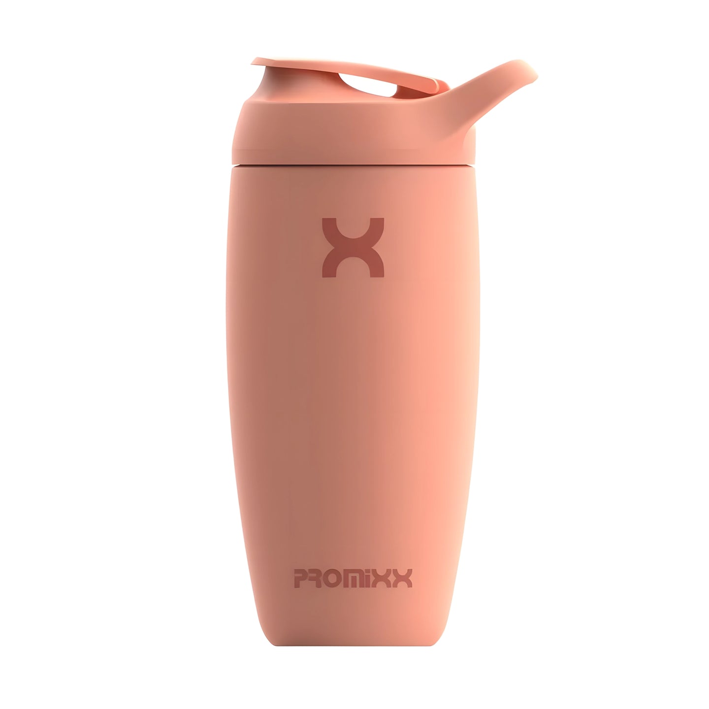 ProMixx Pursuit Double Wall Steel 550 ml isolert shakerflaske i fargen Coral Pink med myk silikonoverflate., bilde 5 av 5