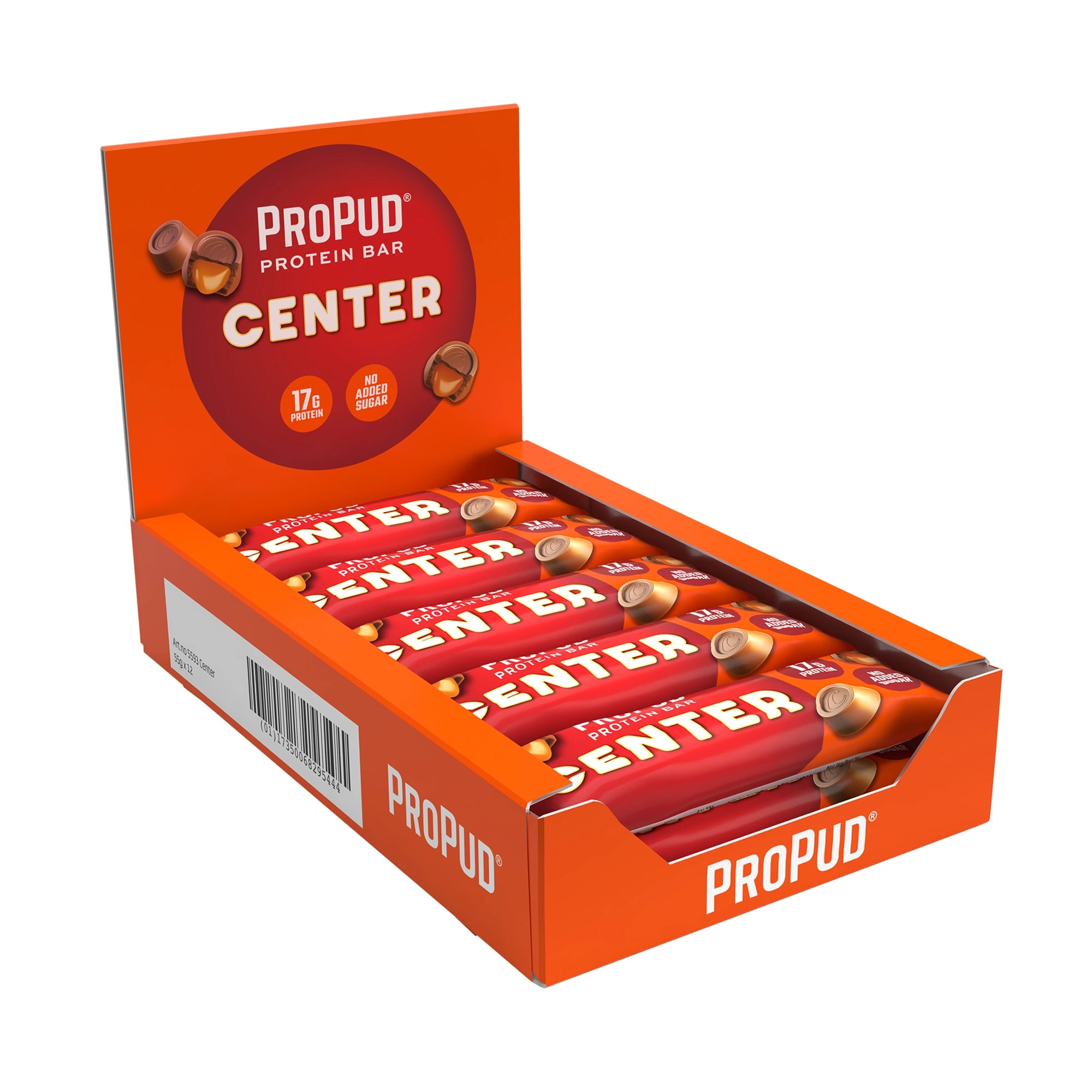 12 x NJIE ProPud Proteinbar 55 g Center, bilde 1 av 1