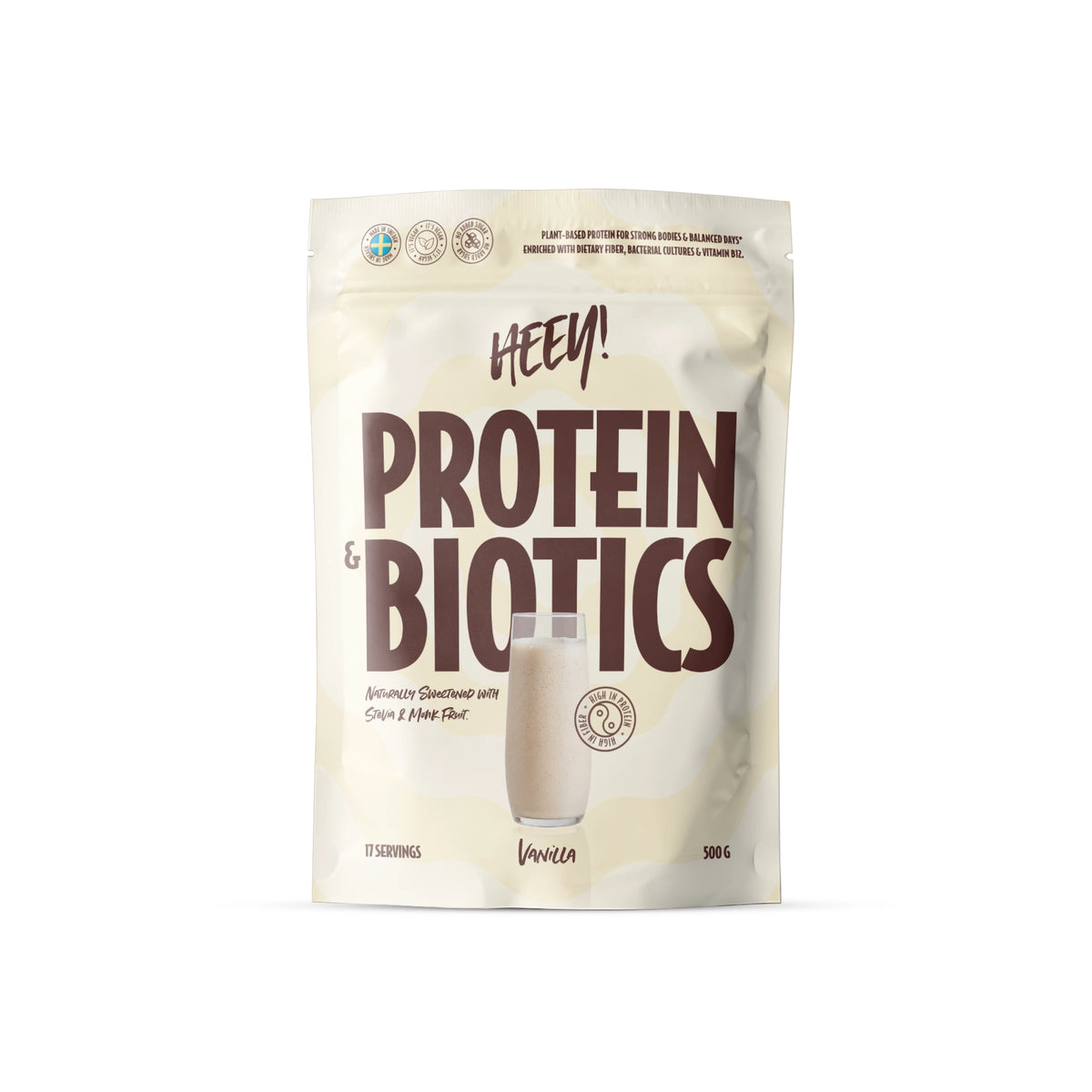 Heey! Protein &amp; Biotics 500 g, bilde 1 av 2