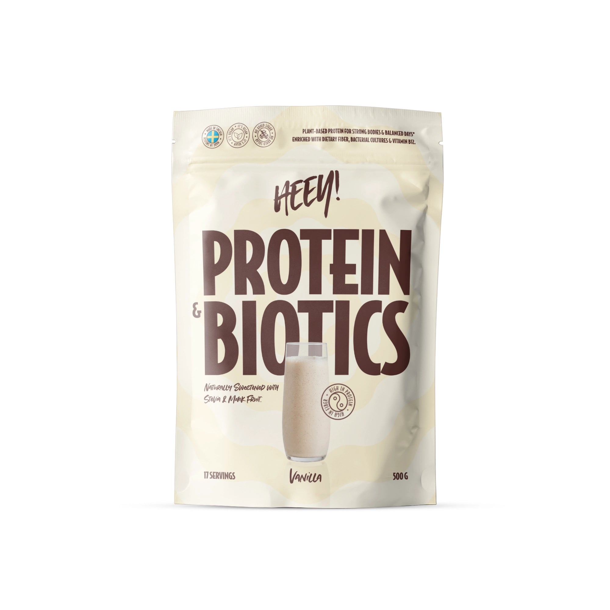 Heey! Protein &amp; Biotics 500 g, bilde 1 av 2