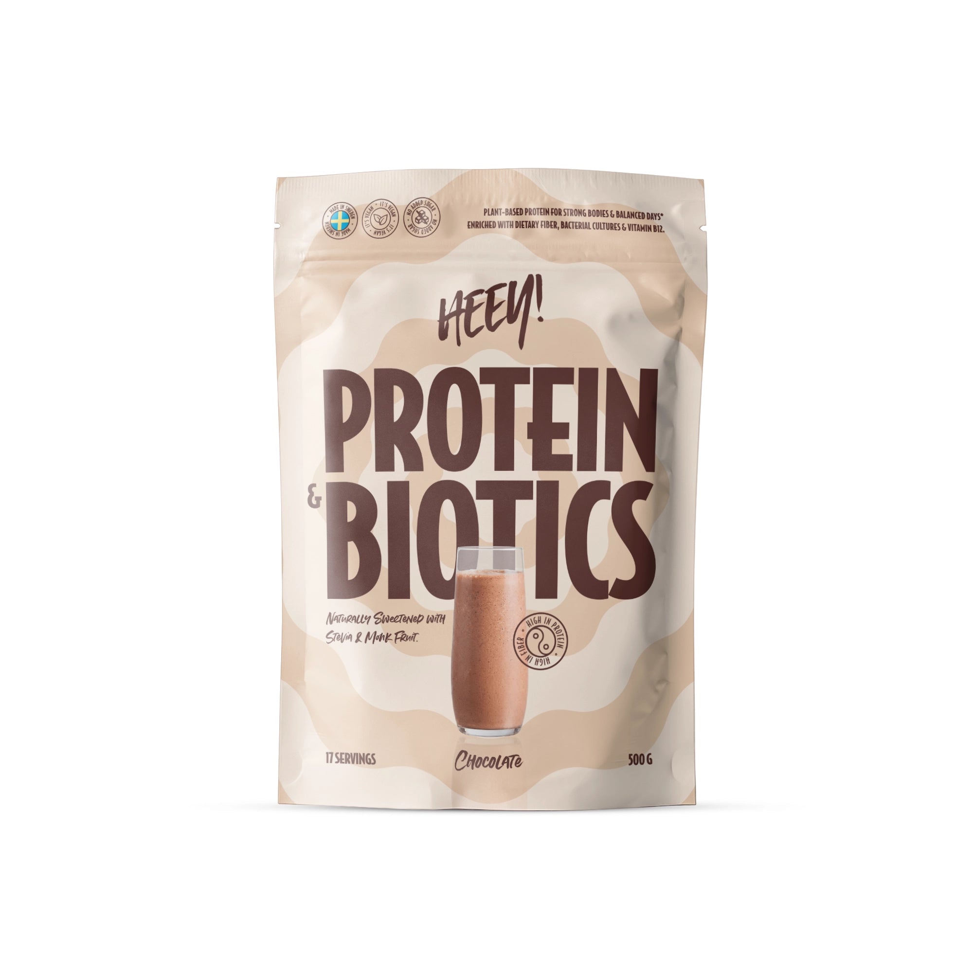 Heey! Protein &amp; Biotics 500 g, bilde 2 av 2