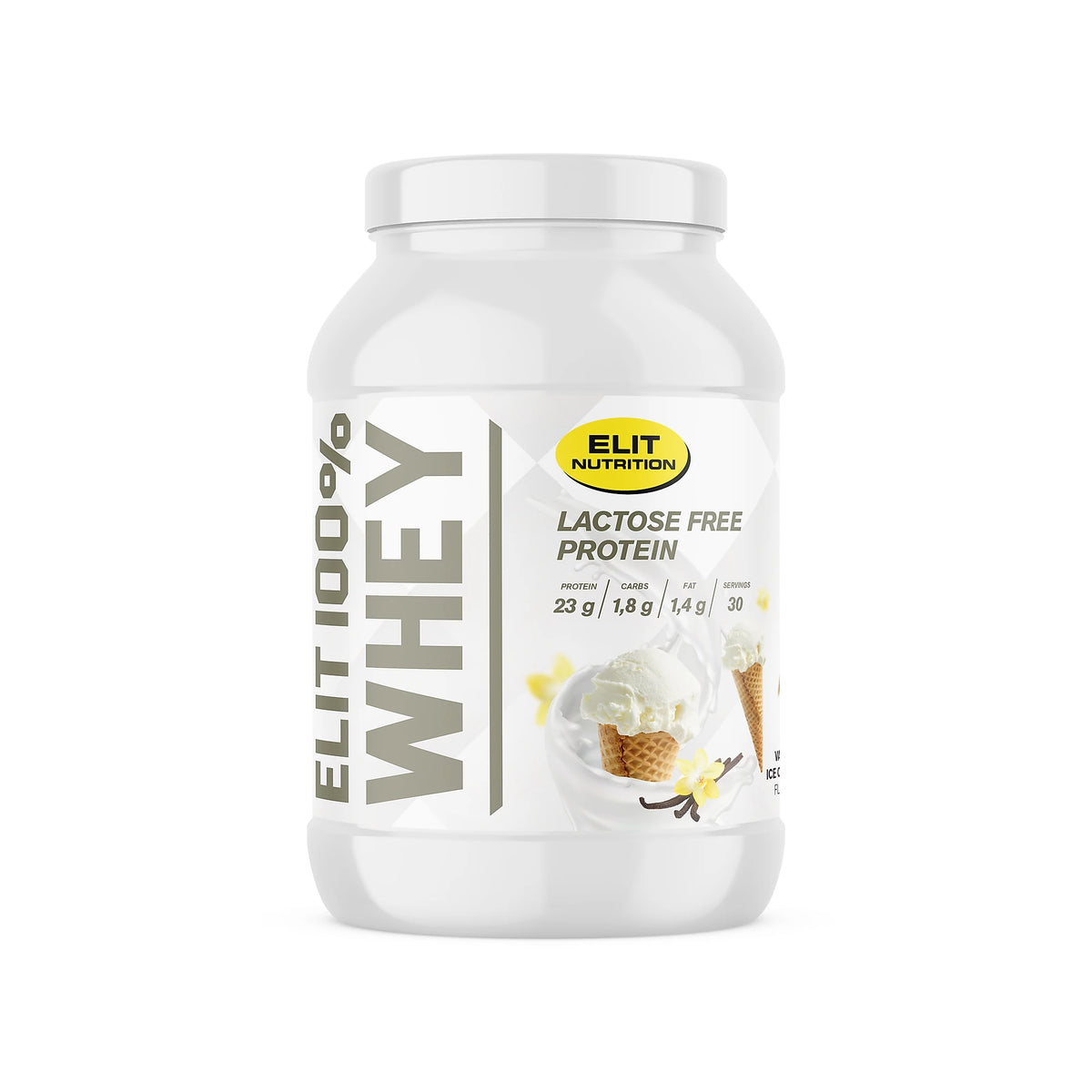 Elit Nutrition 100% Whey Laktosefri 900 g, bilde 2 av 3