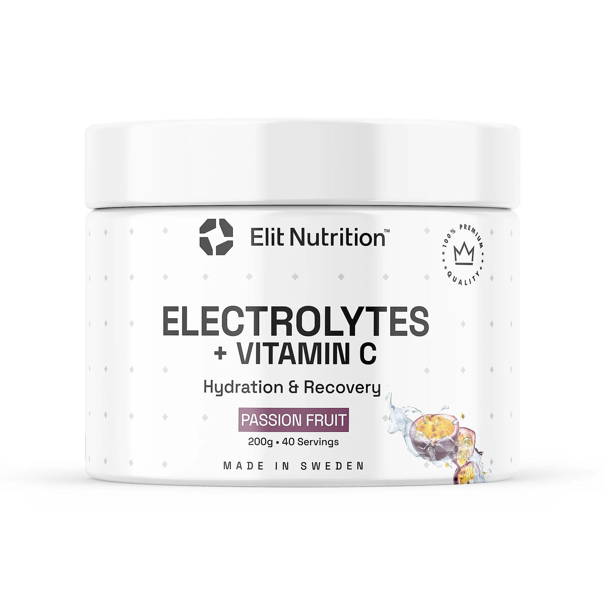 Elit Nutrition Electrolytes + Vitamin C 300 g, bilde 2 av 3