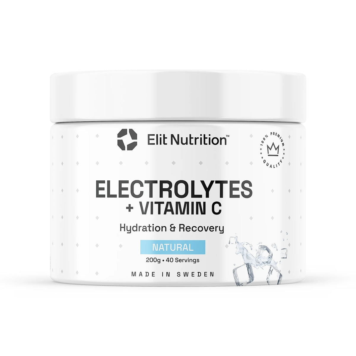 Elit Nutrition Electrolytes + Vitamin C 300 g, bilde 3 av 3