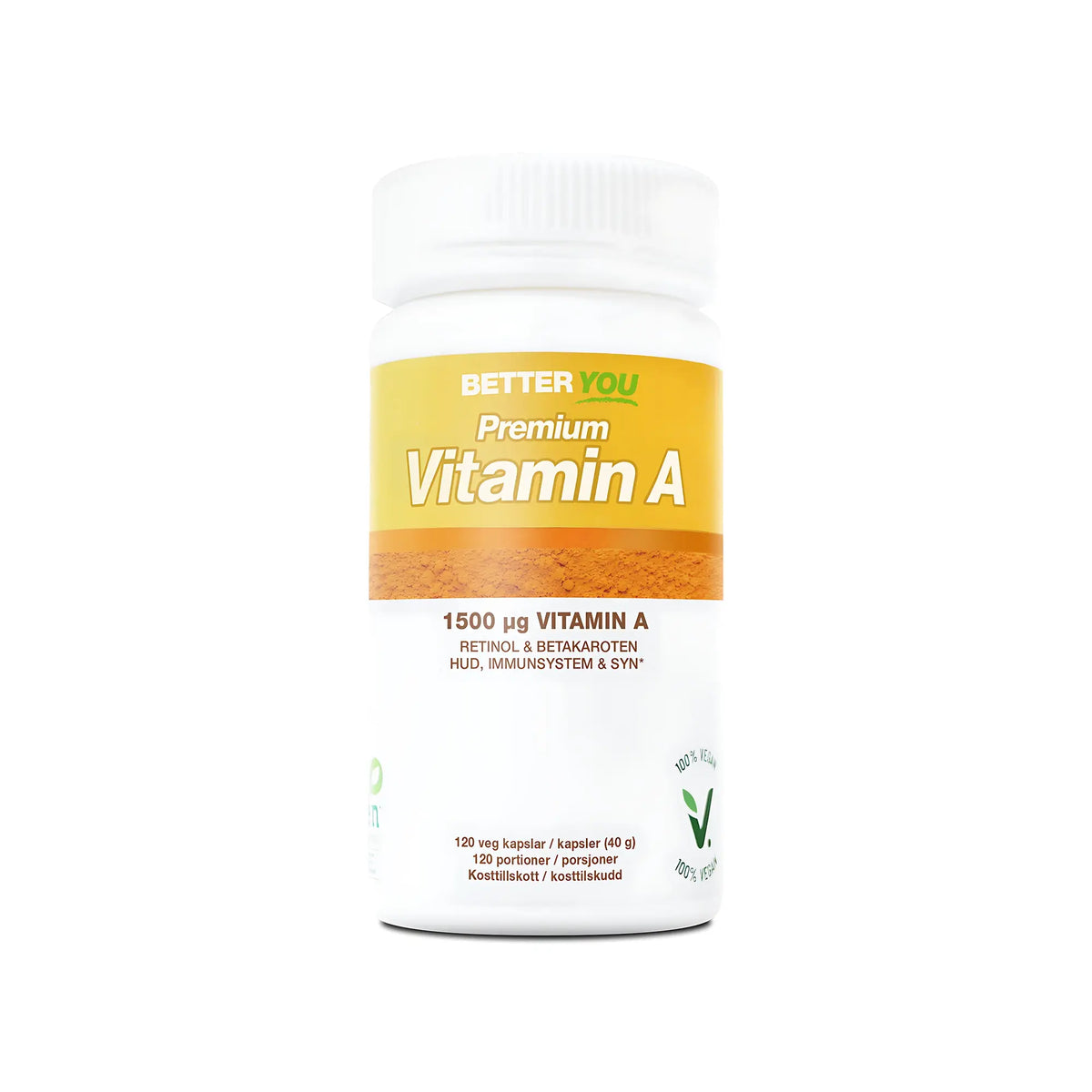 Better You Premium Vitamin A 120 kapsler, bilde 1 av 1