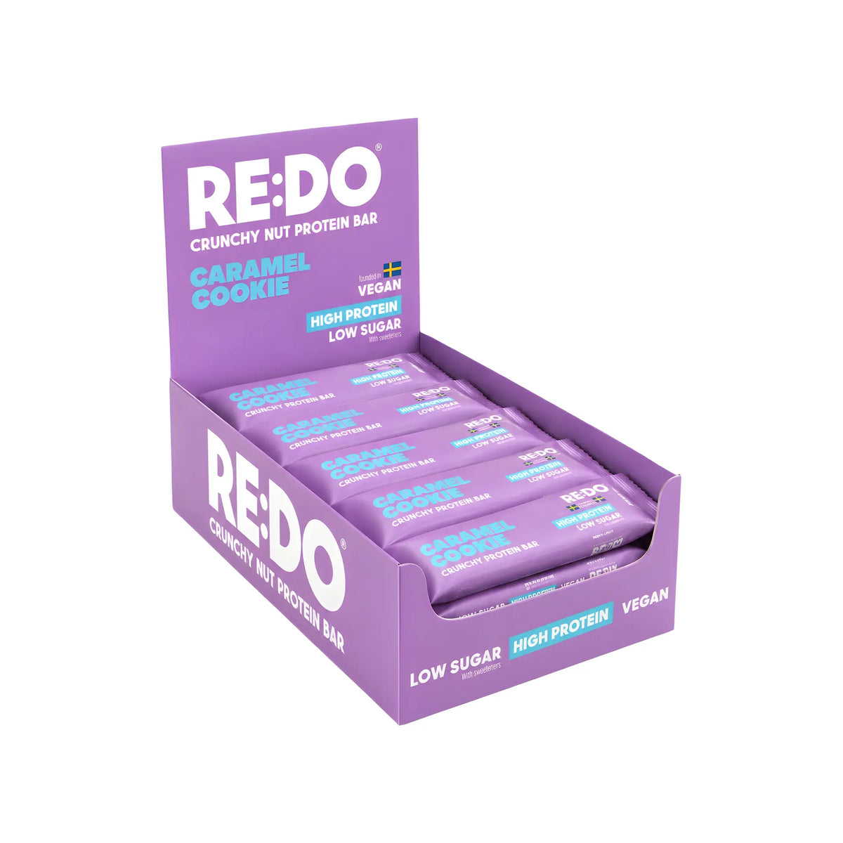 15 x REDO Bar 40 g Crispy Caramel Cookie, bilde 1 av 1