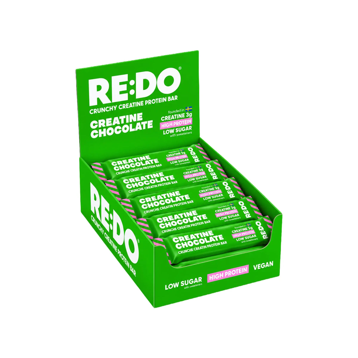 15 x REDO Creatine Bar 40 g Chocolate Caramel, bilde 1 av 1