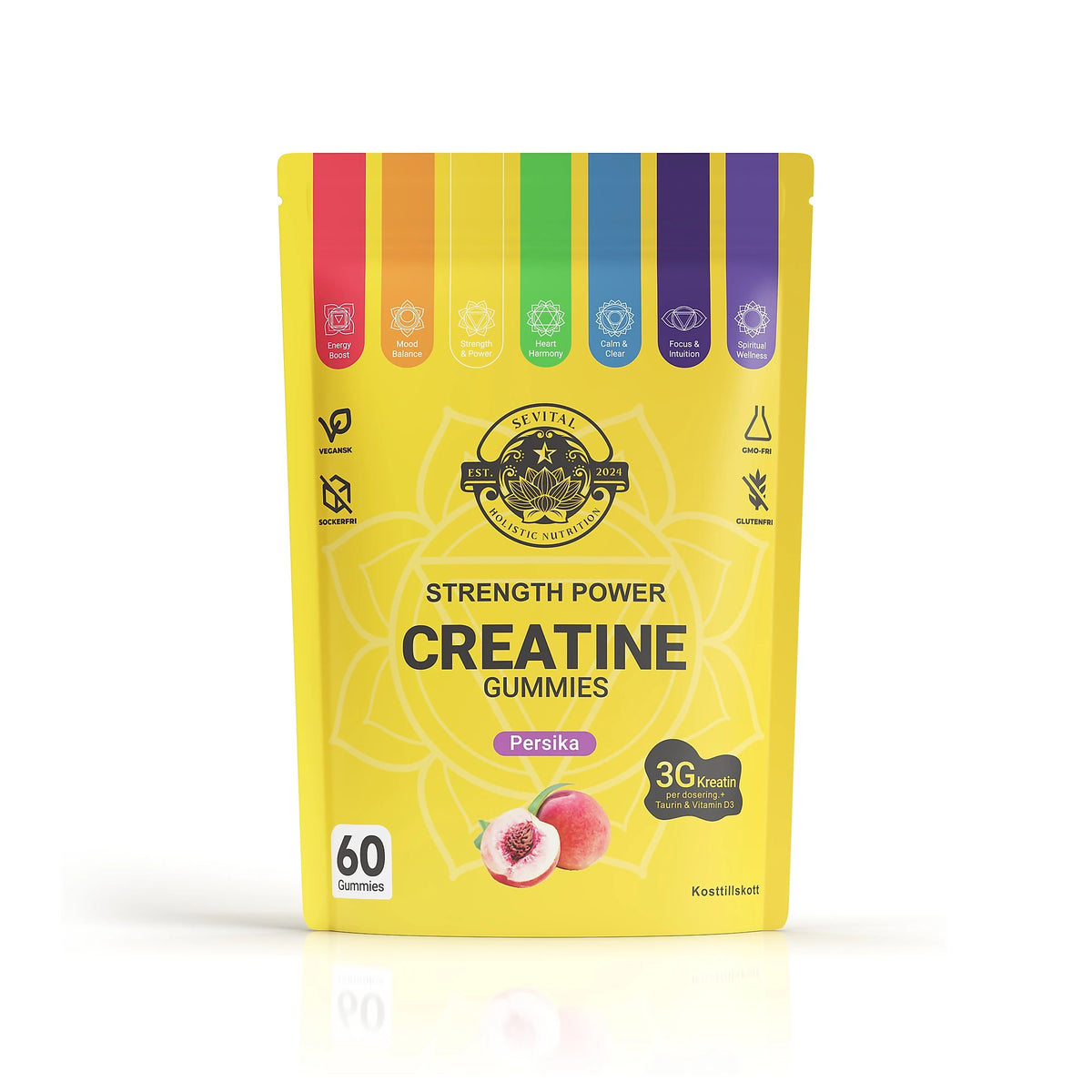 Sevital Kreatin Gummies 60 stk., bilde 2 av 3